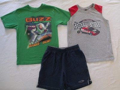 HUGE LOT 53 PIECE BOYS SUMMER CLOTHING SIZE 5/6 GAP, OLD NAVY 