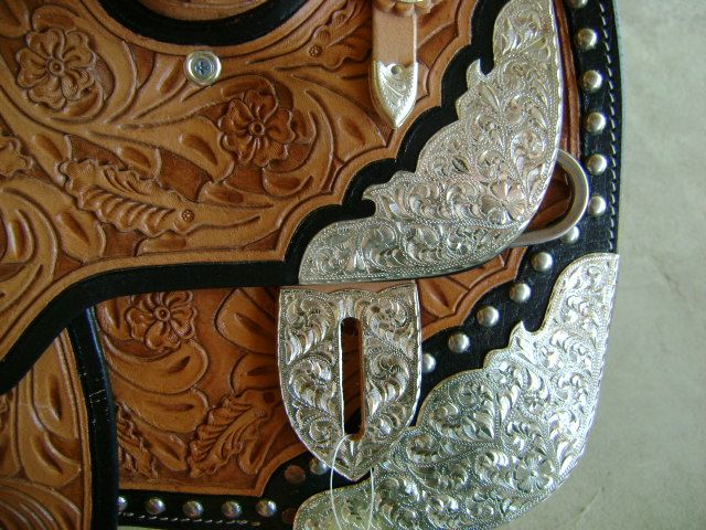   NEW 16 MONTANA WESTERN SILVER SHOW PARADE WESTERN SADDLE  