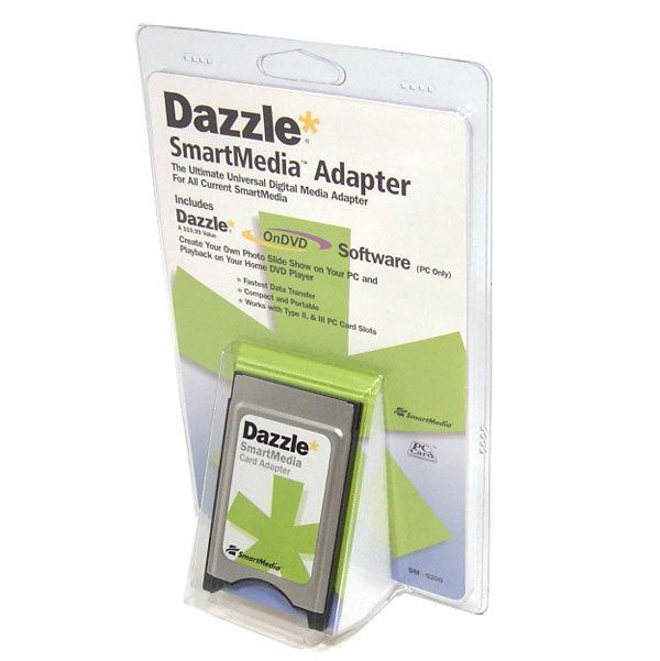 Dazzle* SmartMedia to PCMCIA Laptop Adaptor DM 9200  