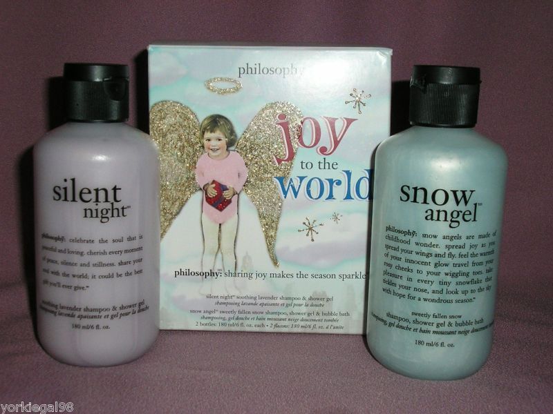 PHILOSOPHY ~ JOY TO THE WORLD ~ Set / 2 Shower Gels  