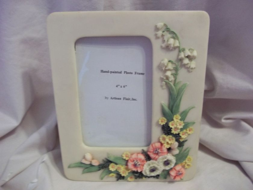 Resin Picture Frame Flowers  