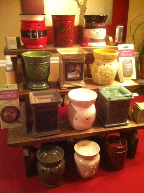 Scentsy Warmer Display PartyLite Shelves Vendor Booth Collectibles 