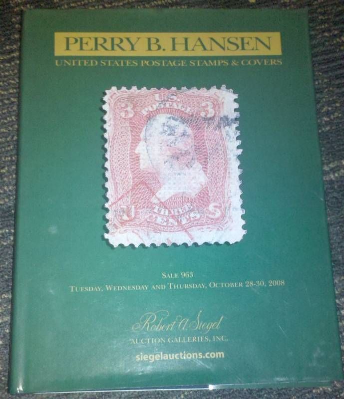 Perry B Hansen Collection of US postage Stamps & Covers  