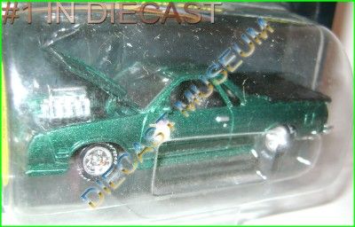   86 CHEVY EL CAMINO GREEN DIECAST HOT ROD MAGAZINE 50TH RC RARE  