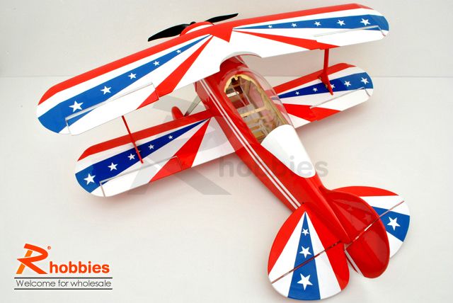 RC R/C Electric 31 Sports Bi plane Pitts Scale Plane  