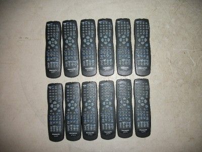 Lot Of 12 Panasonic LSSQ0374 Universal Remote Control Units  