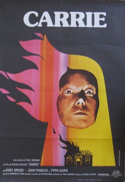 Carrie   ORIGINAL MOVIE POSTER Spanish 1977  