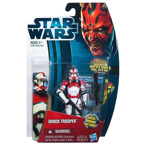   Saga Legends Movie Heroes MH01 Shock Trooper EP3 Quick Draw Action NEW