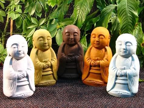 Cast Stone Standing Jizo Buddha Statue *NEW*  