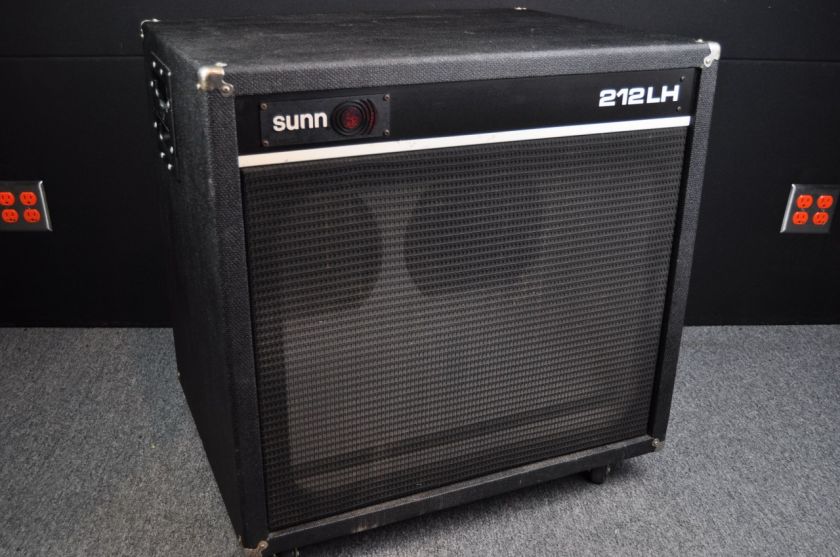 SUNN 212LH 2x12 Bass/Guitar Amp Speaker Cabinet Cab  