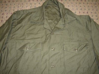 32 VINTAGE VIETNAM ERA ARMY SHIRT MEDIUM VGC OG  