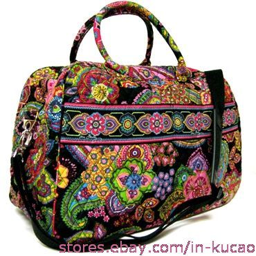   is the Vera Bradley Weekender in Symphony in Hue Travel Tote Handbag