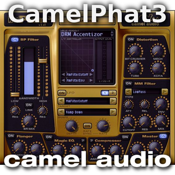  Audio CamelPhat3 Multi Effects & Distortion Plug in RTAS VST Mac/PC 