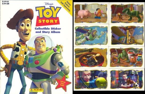 TOY STORY 1 SERIES 2 1996 PANINI STICKER SET & ALBUM  