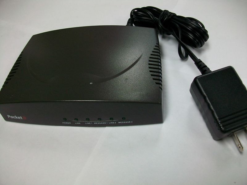 PACKET8 BROADBAND PHONE ADAPTER VOIP BPA410 ST2118  